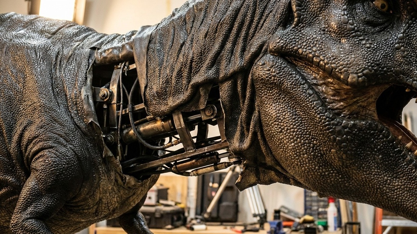 « On ne savait plus où était la machine » : pourquoi les dinosaures de l'été 1993 tenaient surtout à des vérins et à du latex